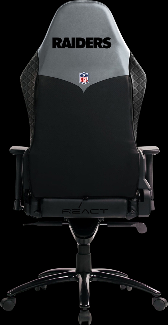 Roguelike NFL Oakland Raiders Gray Gaming Chair - Thumbnail - Image 2