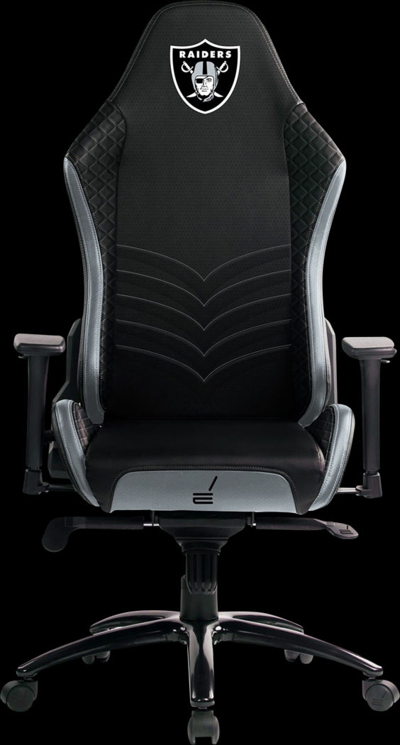 Roguelike NFL Oakland Raiders Gray Gaming Chair - Thumbnail - Image 1
