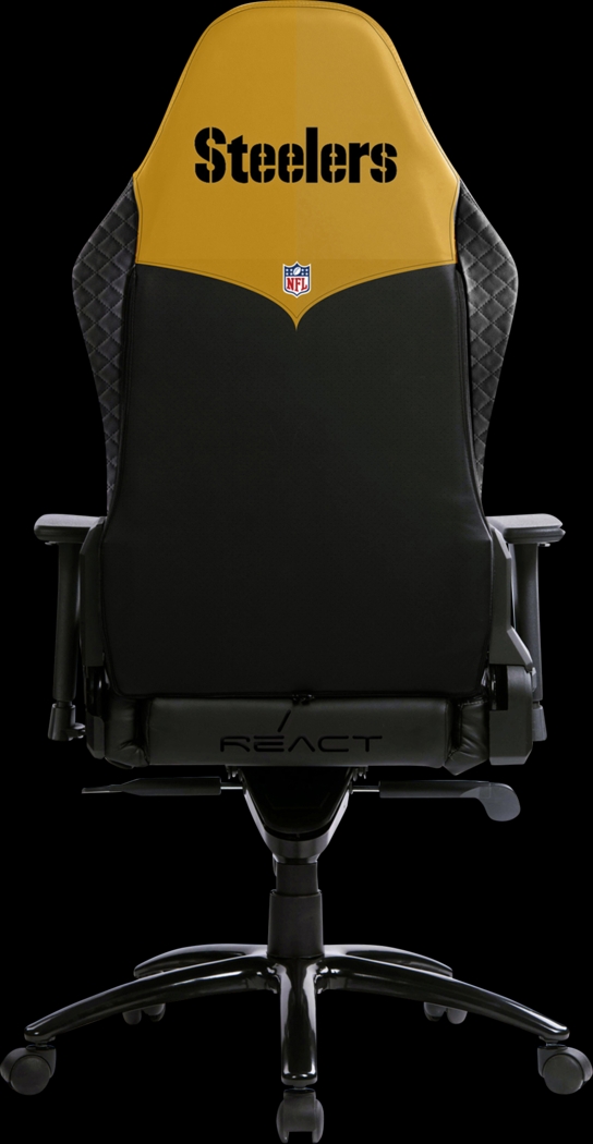 Roguelike NFL Pittsburgh Steelers Yellow Gaming Chair - Thumbnail - Image 2