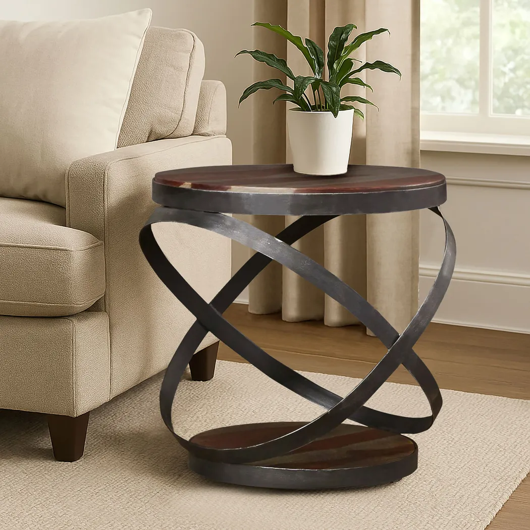 Rohn Gray Accent Table - Thumbnail - Image 2