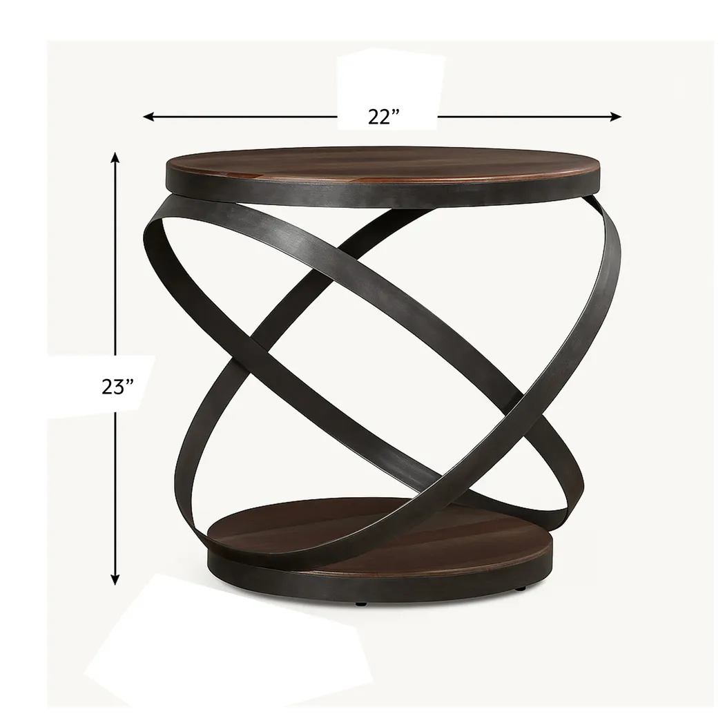 Rohn Gray Accent Table - Thumbnail - Image 6