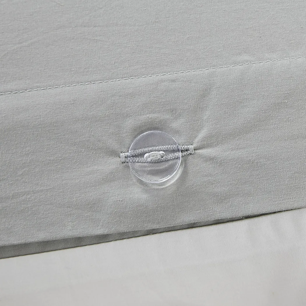 Rohret  White 3 Pc King/Cal King Duvet Set - Thumbnail - Image 10