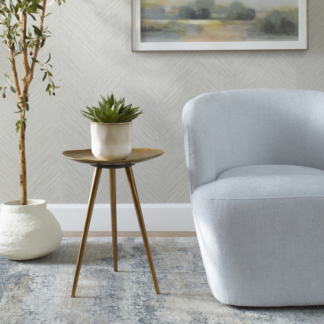 Rohza Brass Accent Table - Thumbnail - Image 2