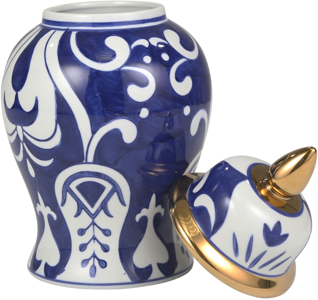 Roitan Blue Temple Jar - Thumbnail - Image 3