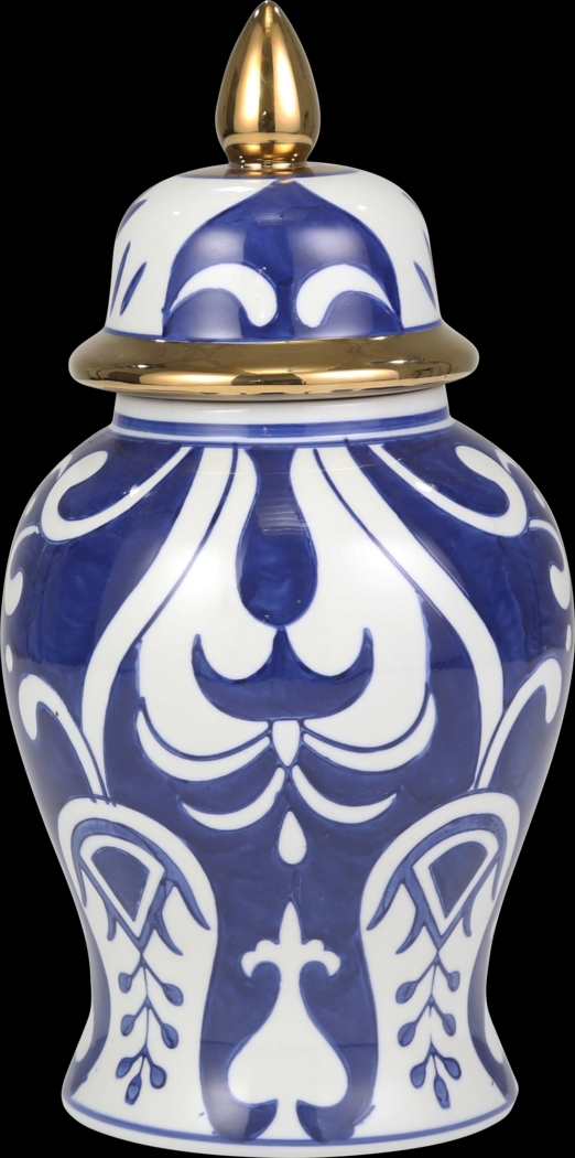 Roitan Blue Temple Jar - Thumbnail - Image 1