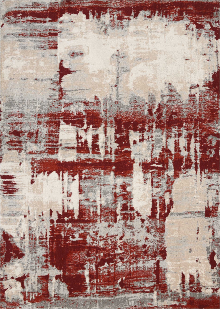 Rojo Place Red 8' x 10' Rug - Thumbnail - Image 1