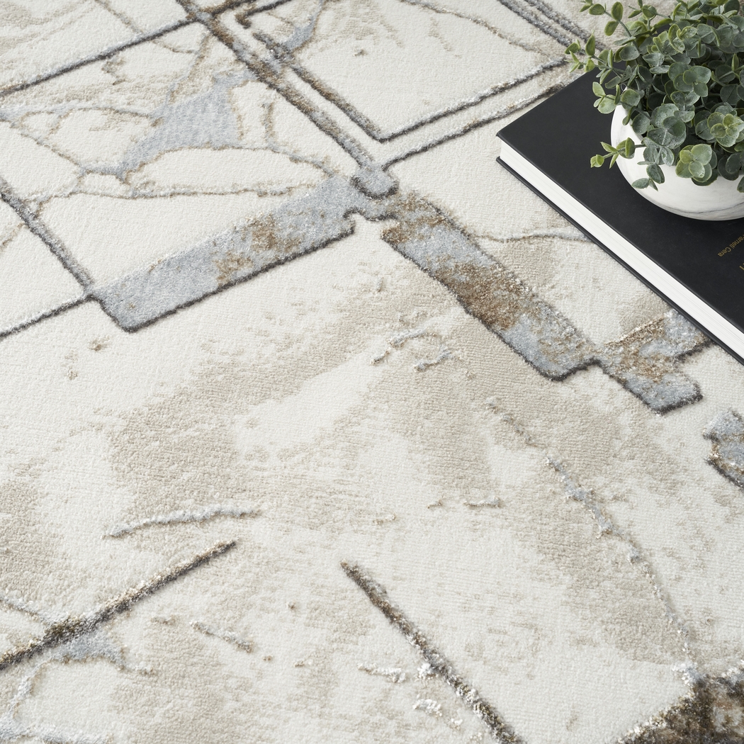 Rolim Ivory 5'3 x 7'3 Rug - Thumbnail - Image 9