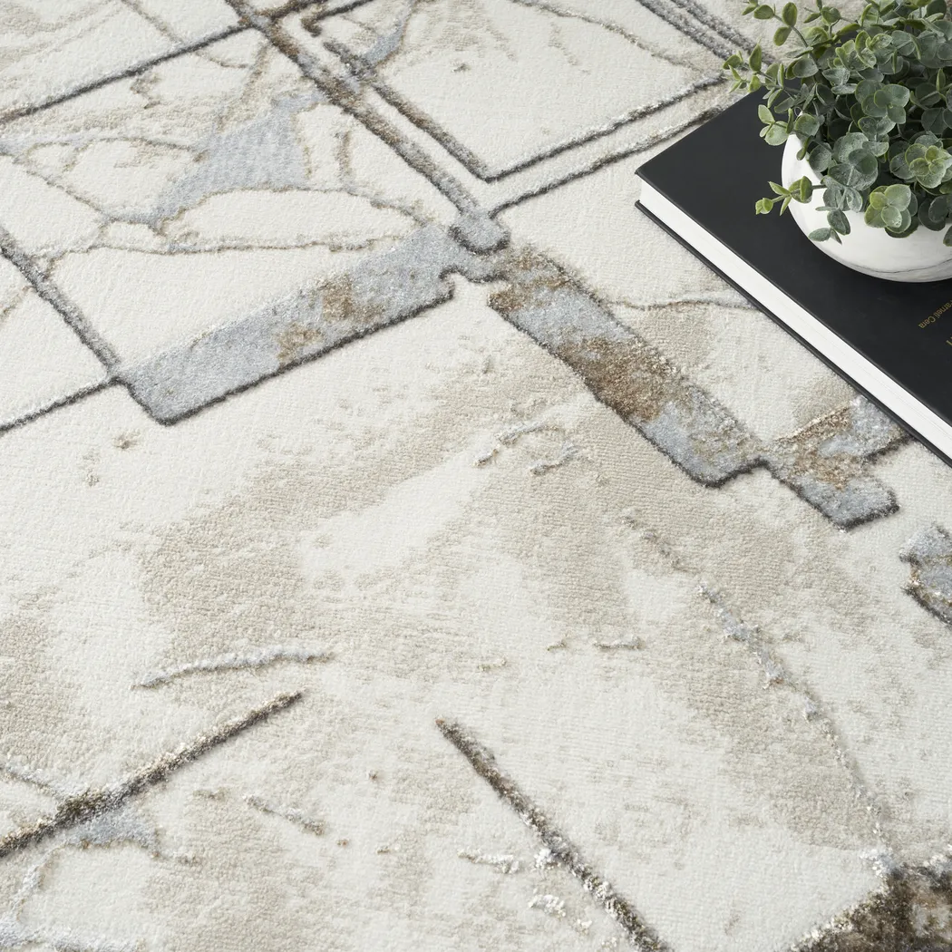 Rolim Ivory 9' x 12' Rug - Thumbnail - Image 9