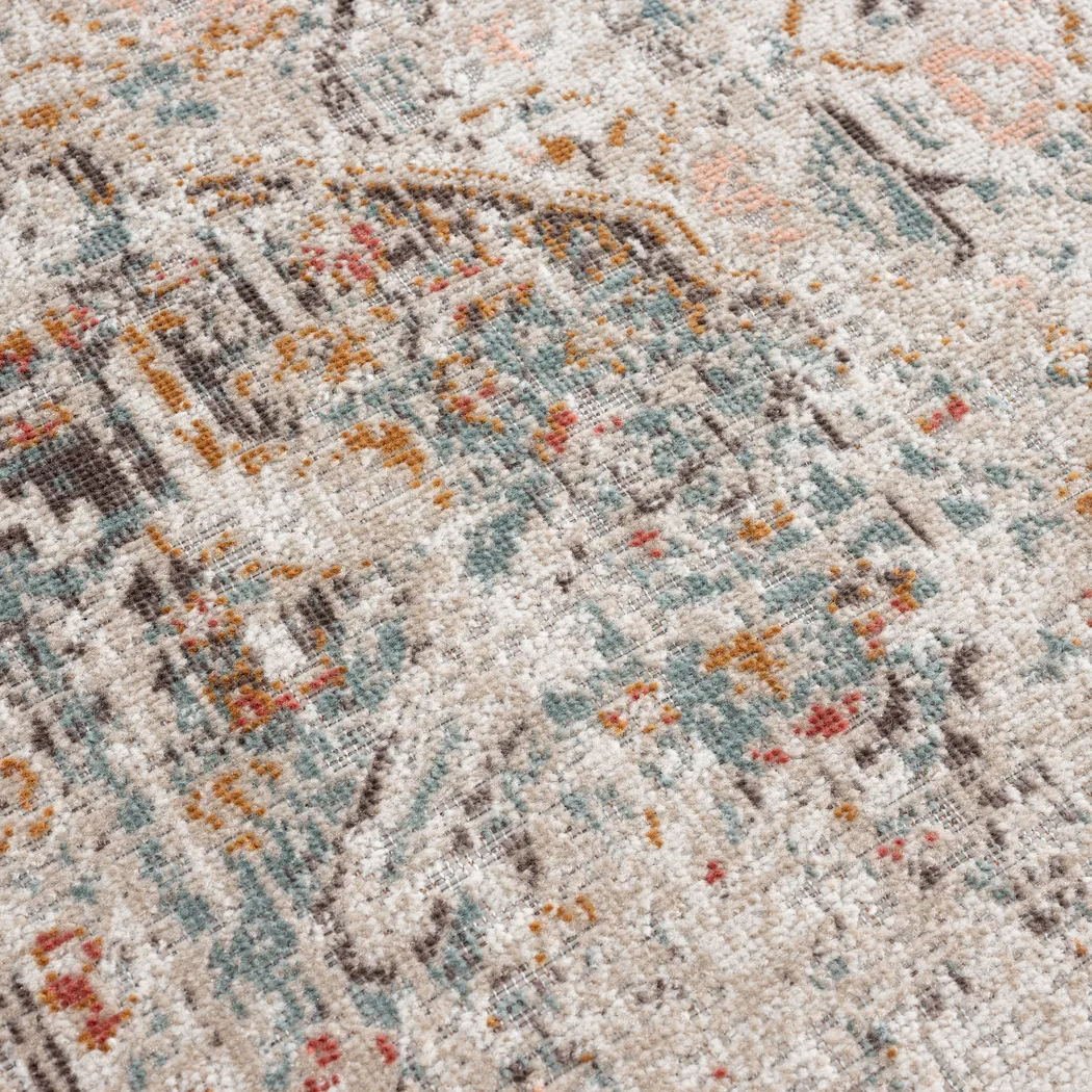 Rolinet Beige/Cream 7'9 x 9'9 Indoor/Outdoor Rug - Image 8