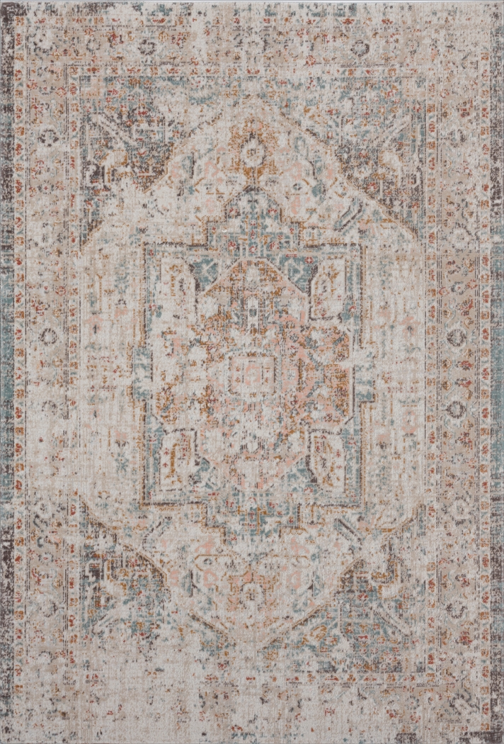 Rolinet Beige/Cream 7'9 x 9'9 Indoor/Outdoor Rug - Thumbnail - Image 1