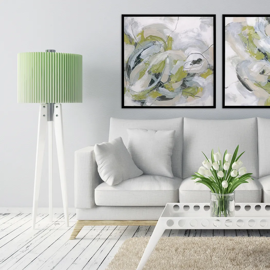 Rolling Flows I Gray Framed Artwork - Thumbnail - Image 2