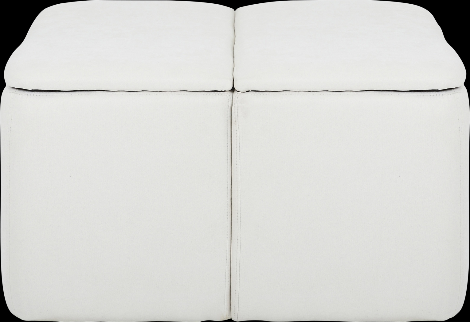 Rollingbrook Cream Ottoman - Thumbnail - Image 2