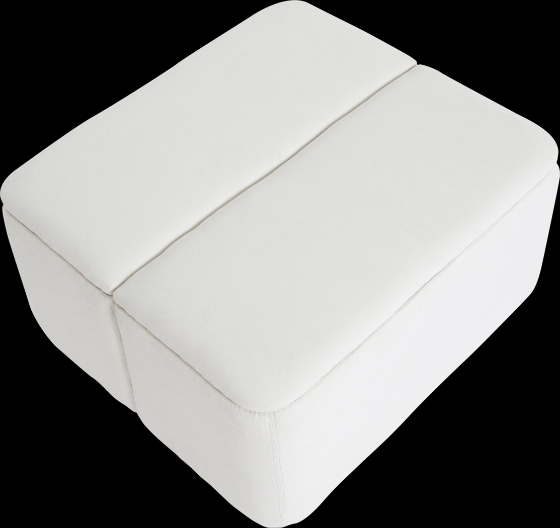 Rollingbrook Cream Ottoman - Thumbnail - Image 4