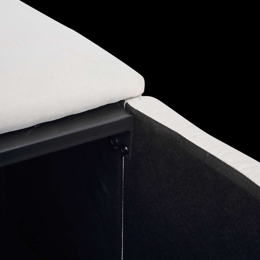 Rollingbrook Cream Ottoman - Thumbnail - Image 9