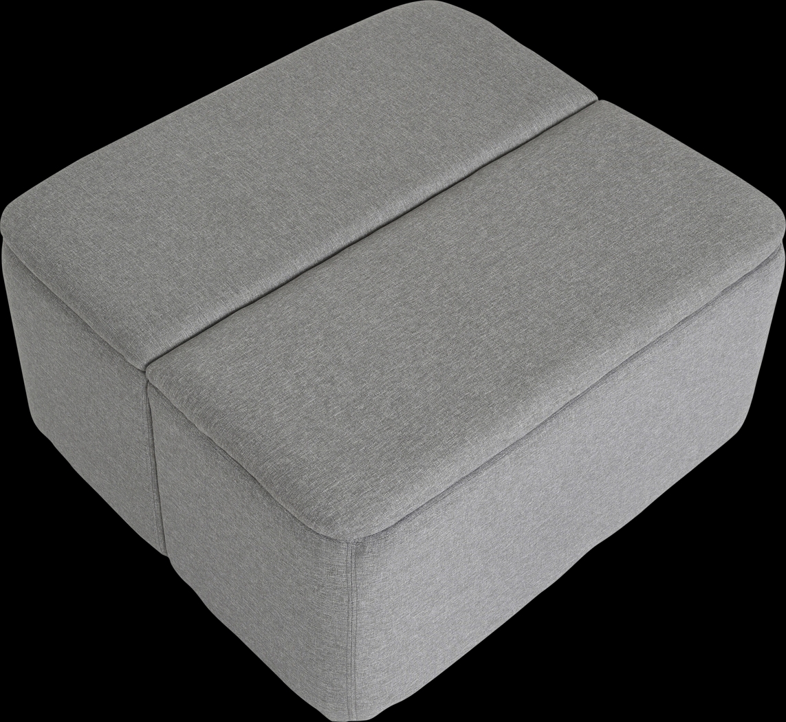 Rollingbrook Gray Ottoman - Thumbnail - Image 5