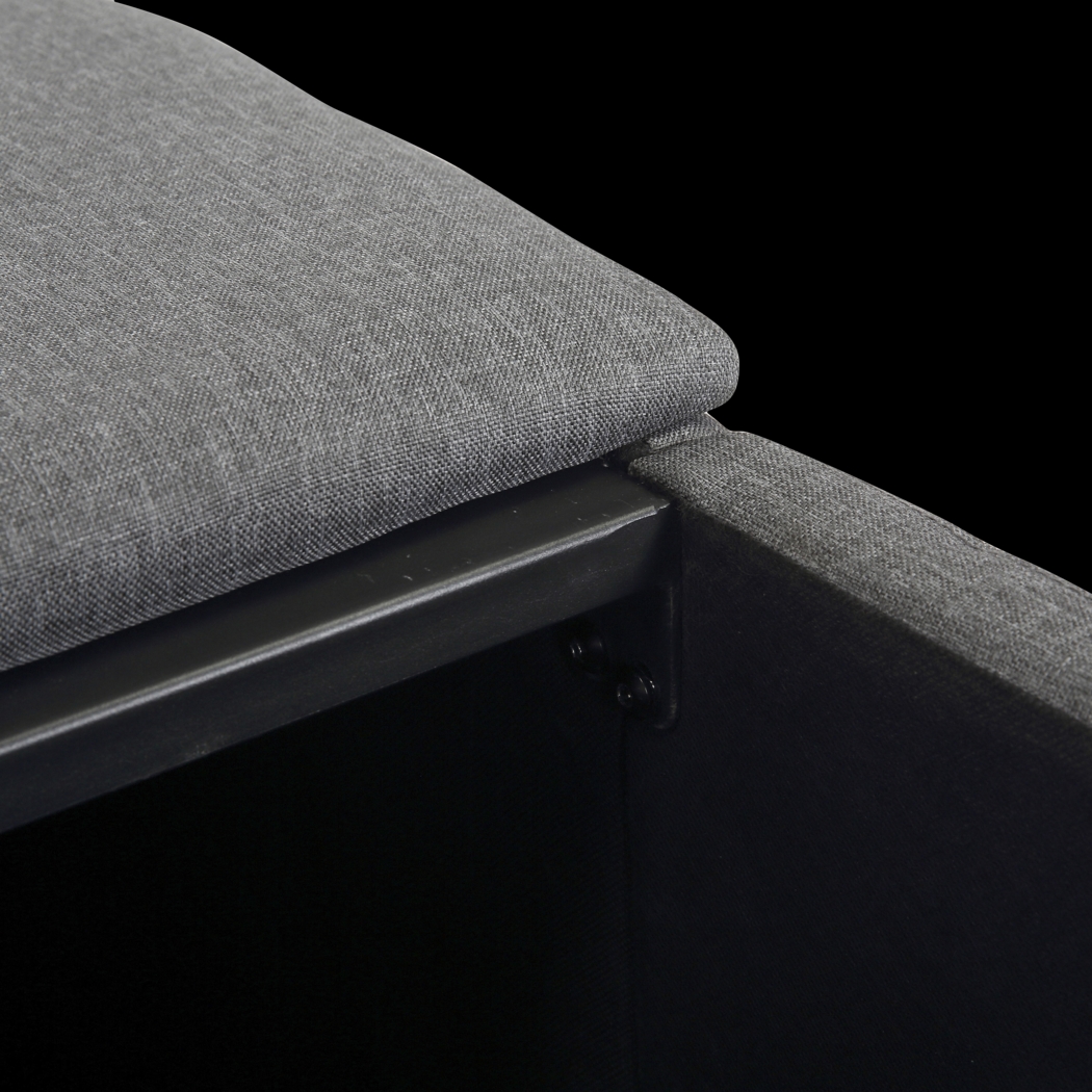Rollingbrook Gray Ottoman - Thumbnail - Image 9
