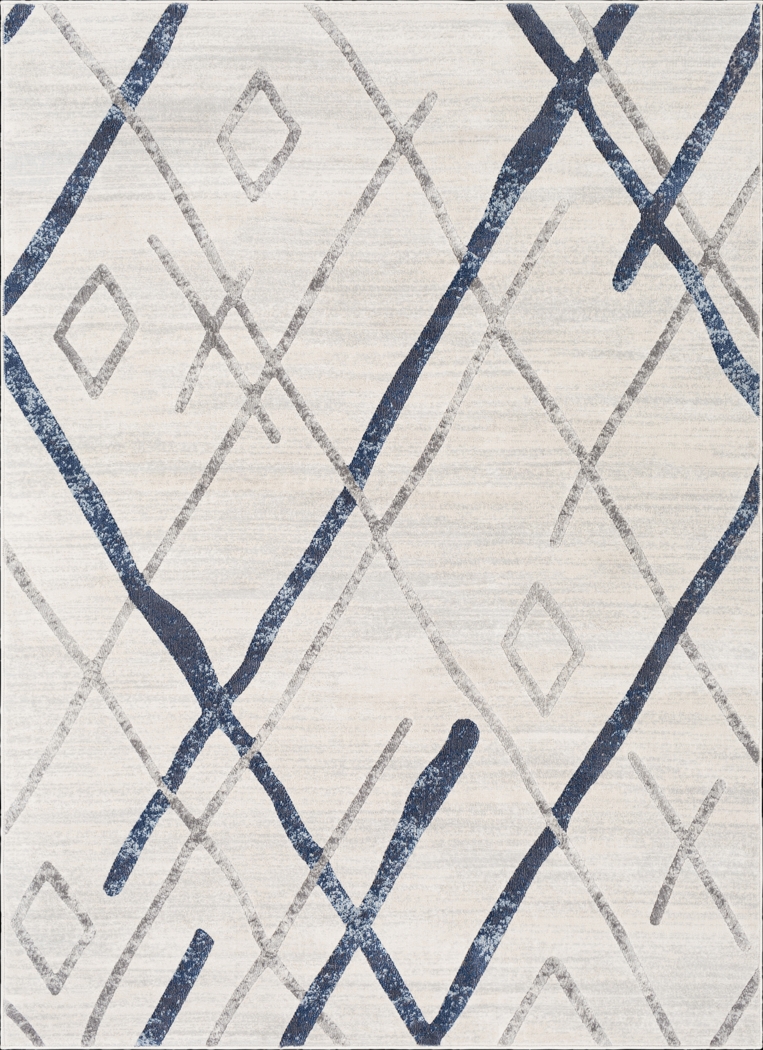 Romelo White 5'3 x 7'3 Rug - Thumbnail - Image 1