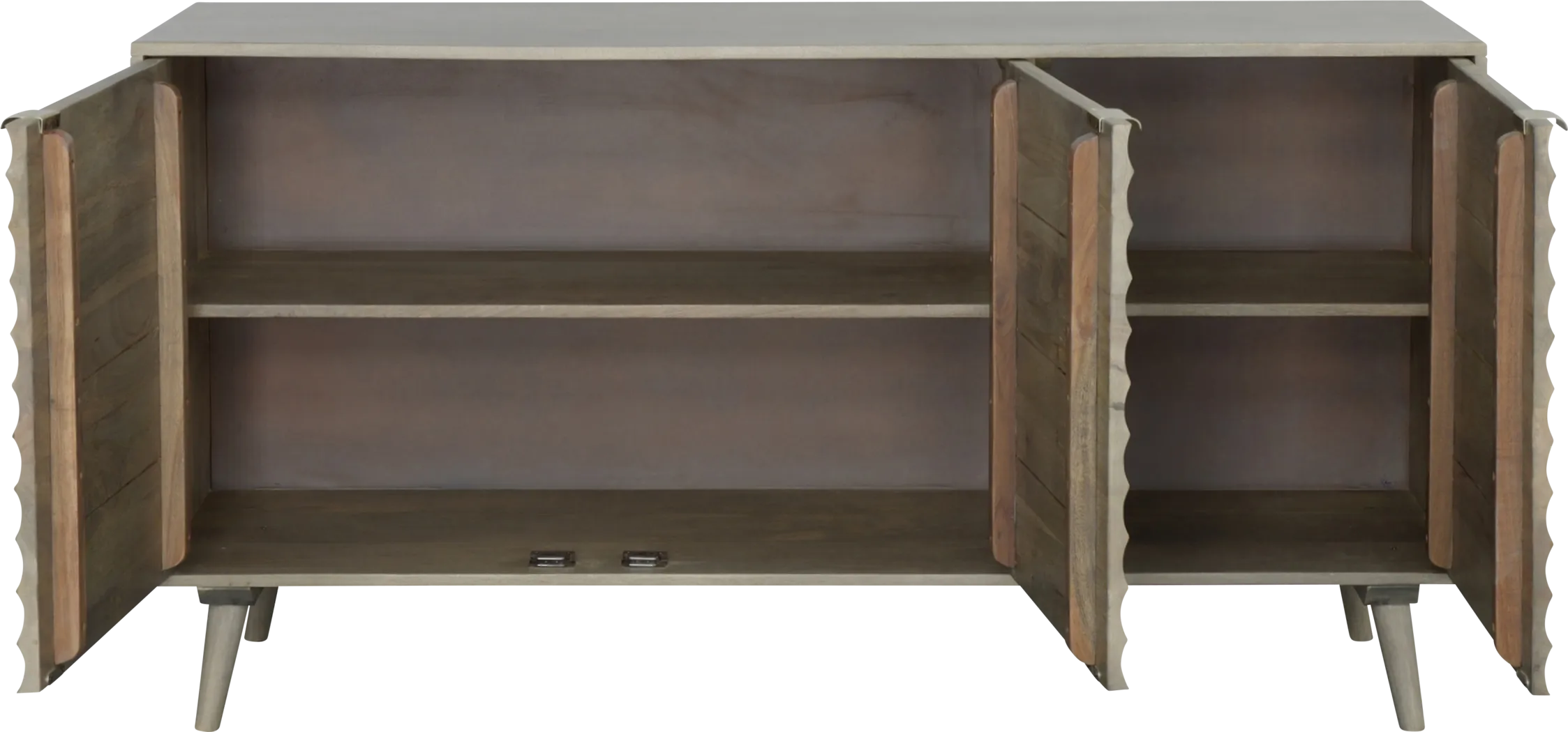 Romines Gray Credenza - Thumbnail - Image 4