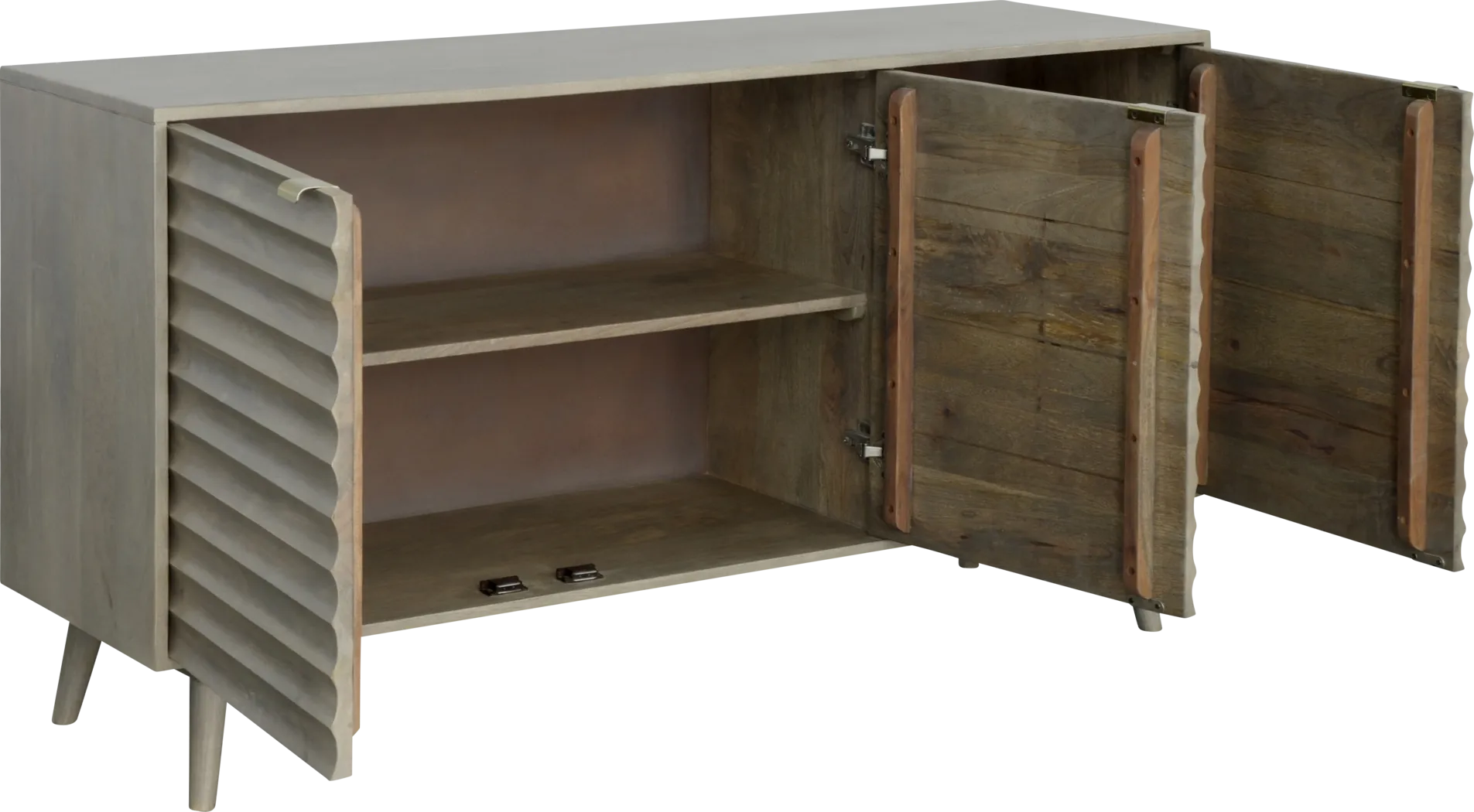 Romines Gray Credenza - Thumbnail - Image 5