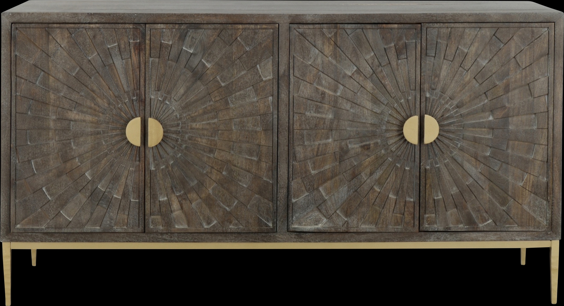 Ridan Gray Credenza - Thumbnail - Image 3