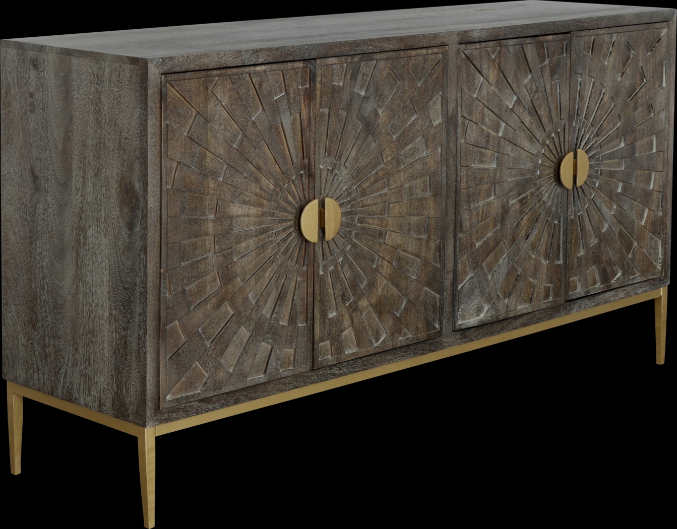 Ridan Gray Credenza - Thumbnail - Image 1
