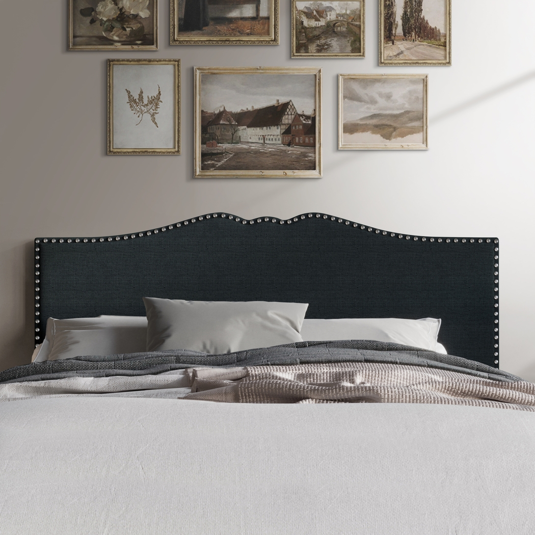 Romtara Charcoal Queen Headboard - Thumbnail - Image 2