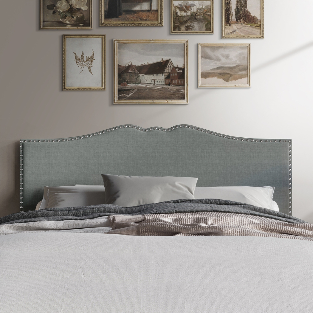 Romtara Light Gray Queen Headboard - Thumbnail - Image 2