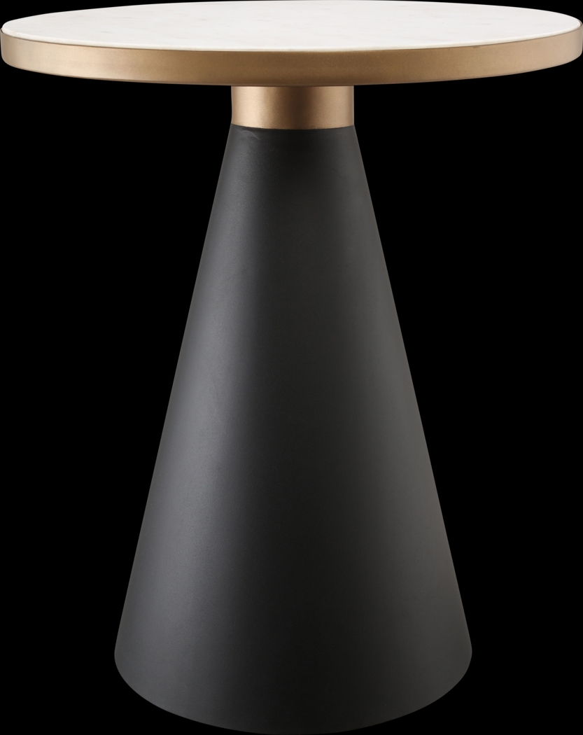 Ronan White Accent Side Table - Thumbnail - Image 1