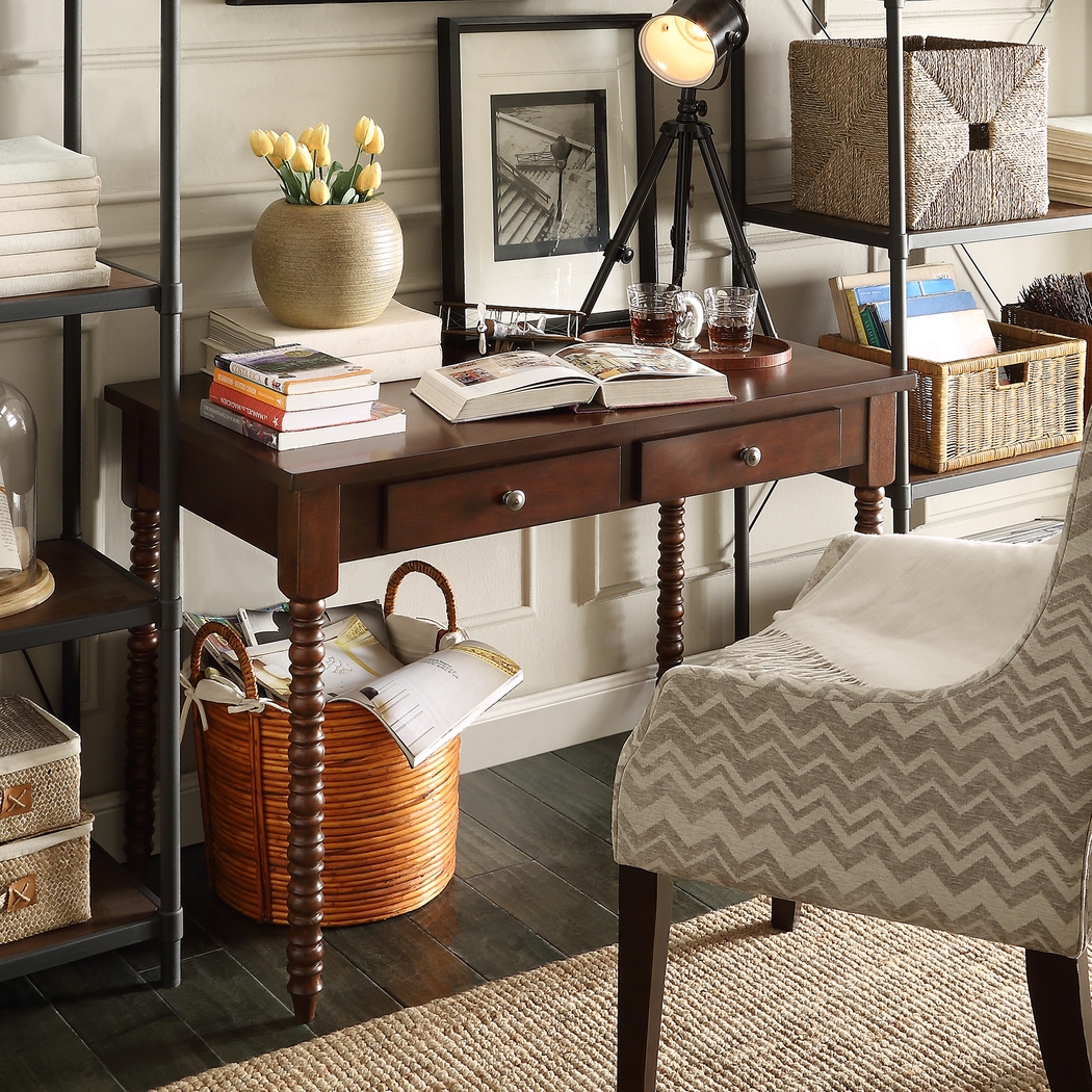 Ronia Espresso Desk - Thumbnail - Image 2