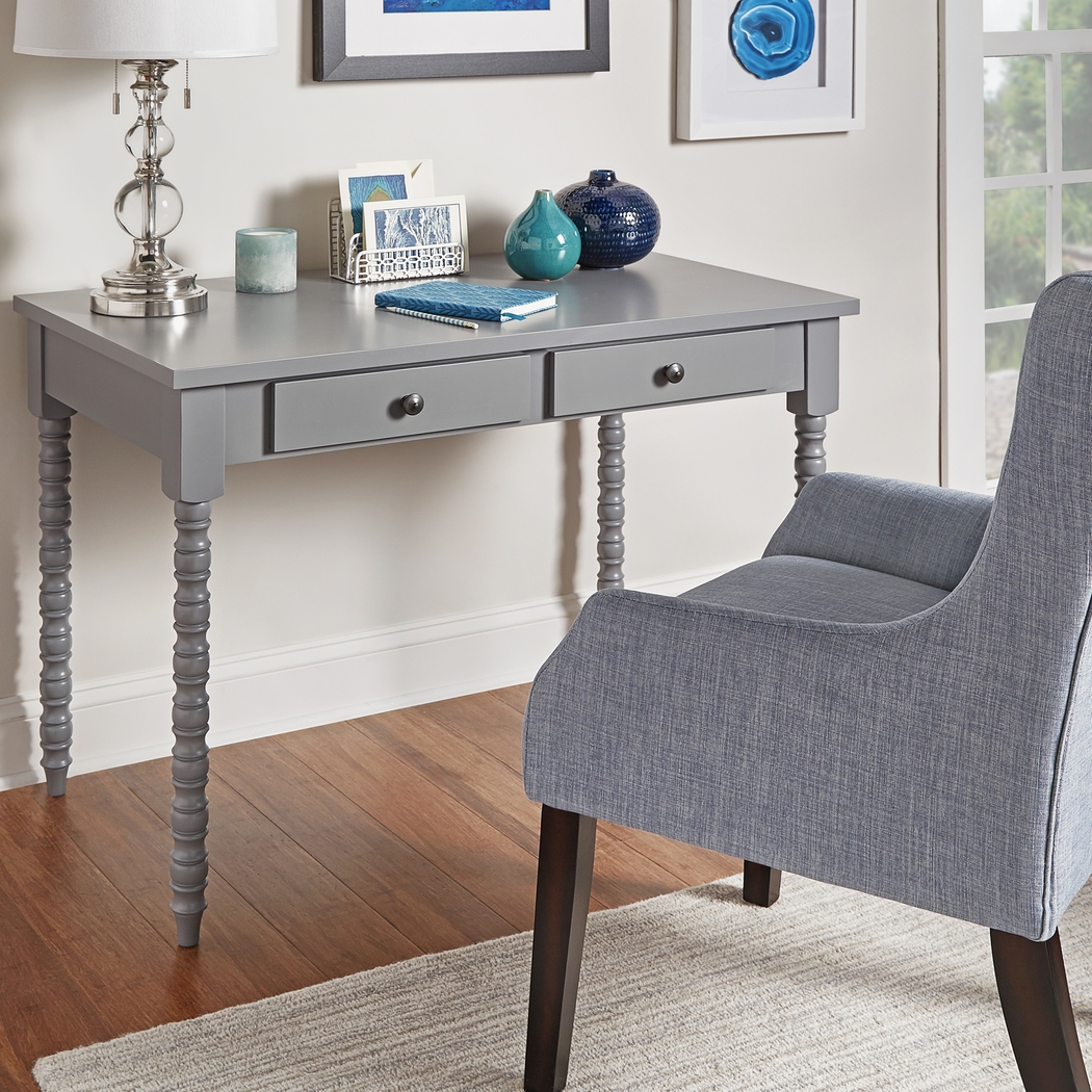 Ronia Gray Desk - Thumbnail - Image 2