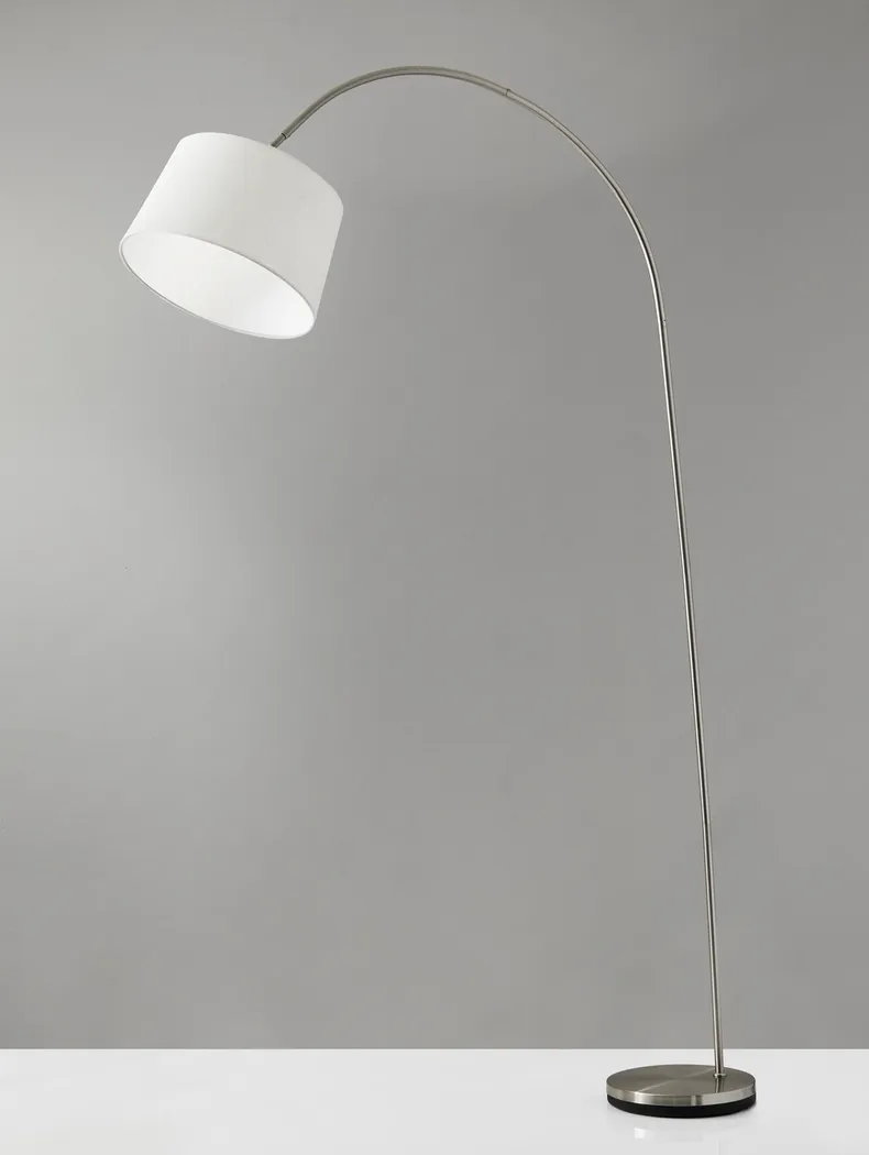 Ronin Silver Floor Lamp - Thumbnail - Image 2