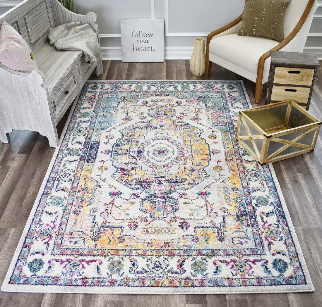 Ronith Blue 8' x 10' Rug - Thumbnail - Image 3