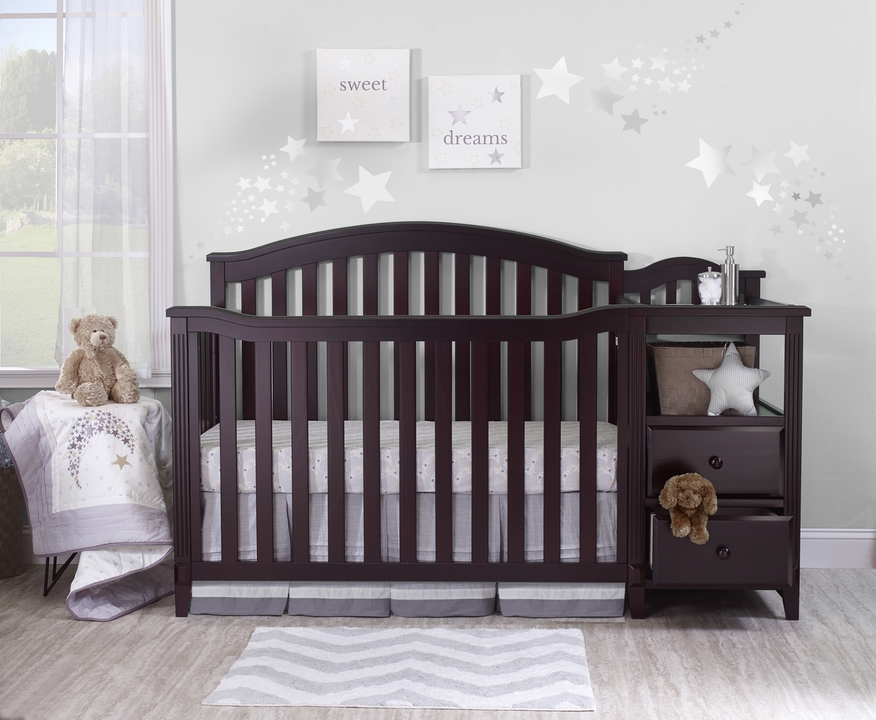 Ronja Brown Crib with Changer - Thumbnail - Image 2