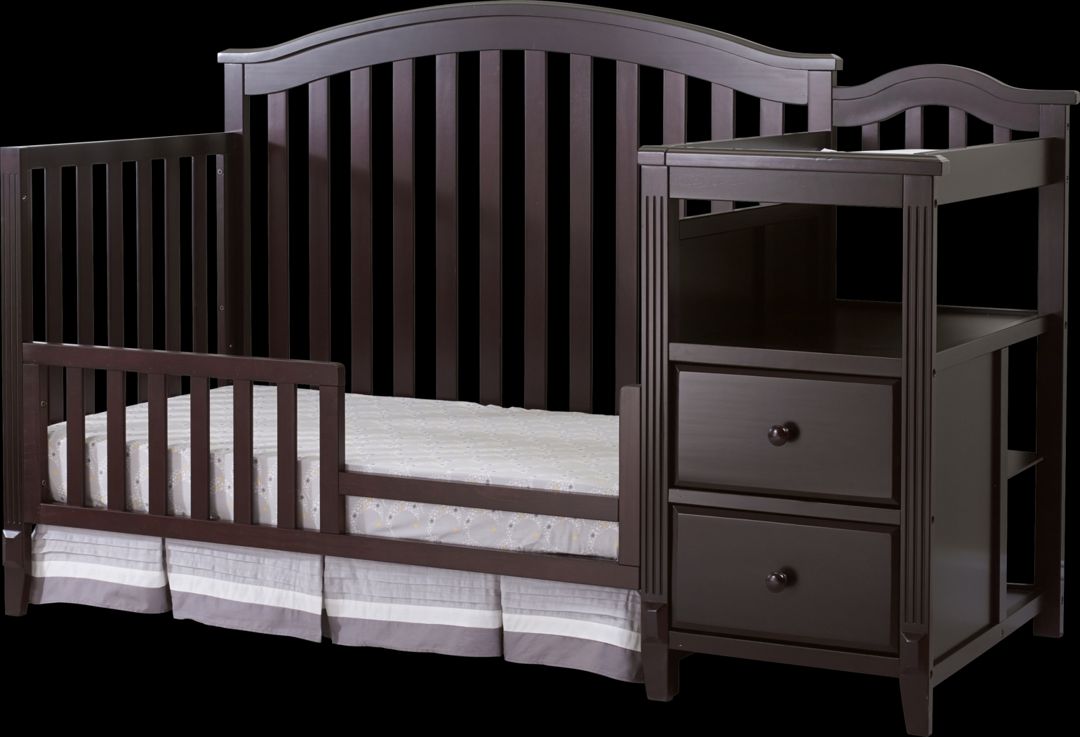 Ronja Brown Crib with Changer - Thumbnail - Image 3