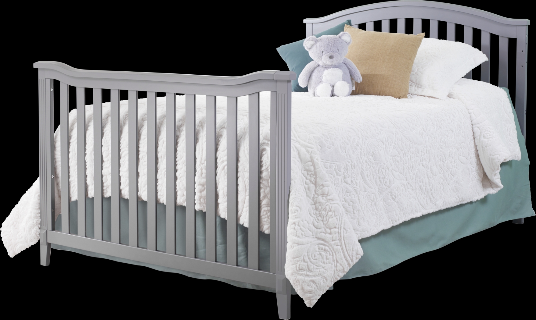Ronja Gray Crib with Changer - Thumbnail - Image 4