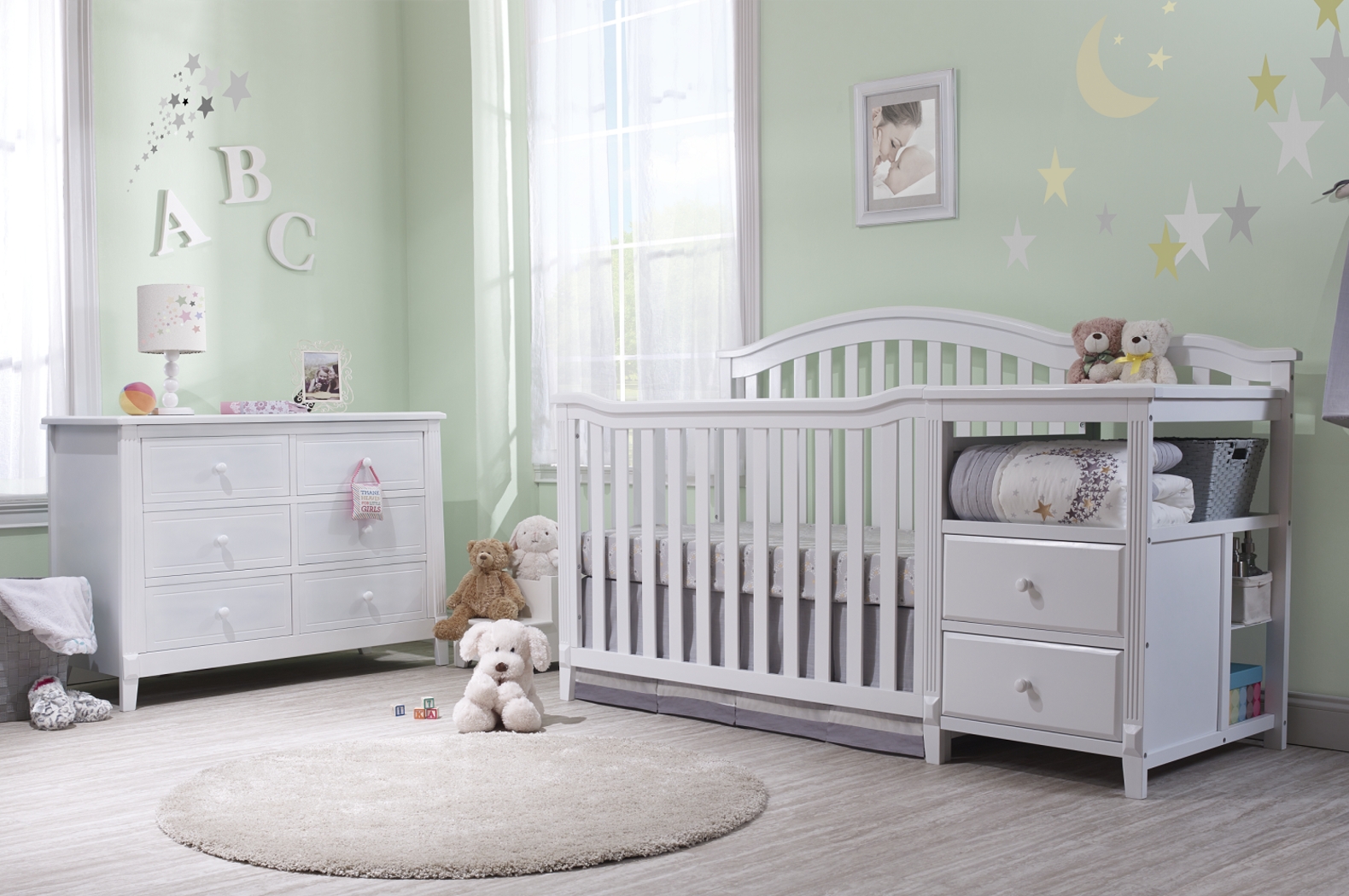 Ronja White Crib with Changer - Thumbnail - Image 2