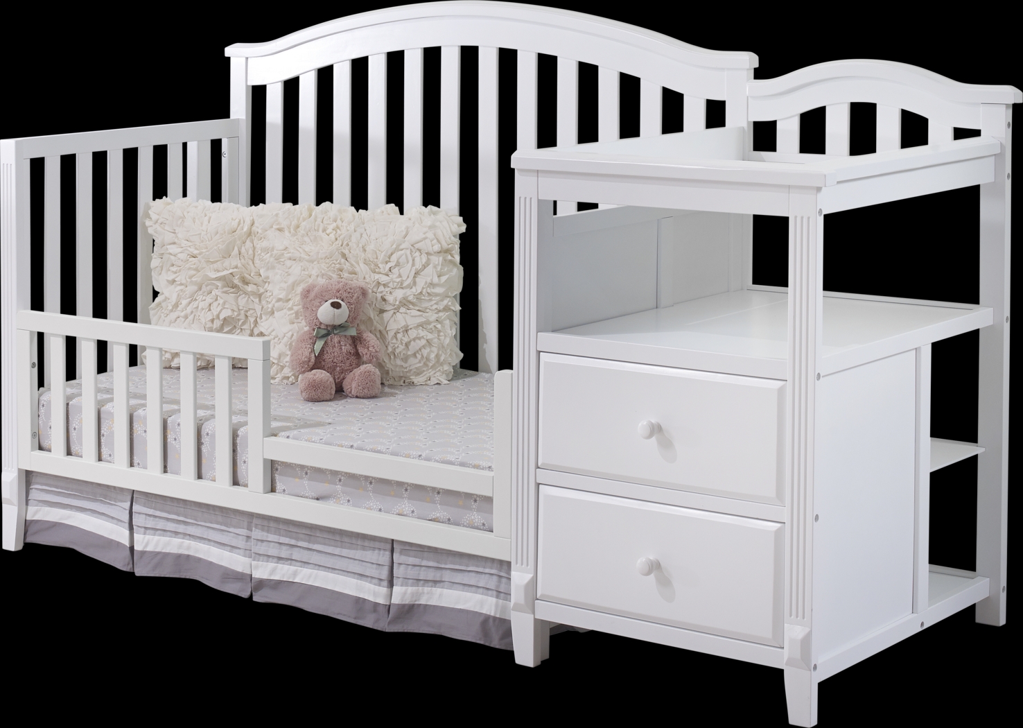 Ronja White Crib with Changer - Thumbnail - Image 3