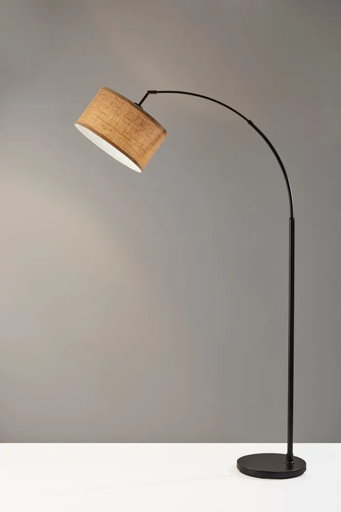 Rooke Brown Floor Lamp - Thumbnail - Image 2