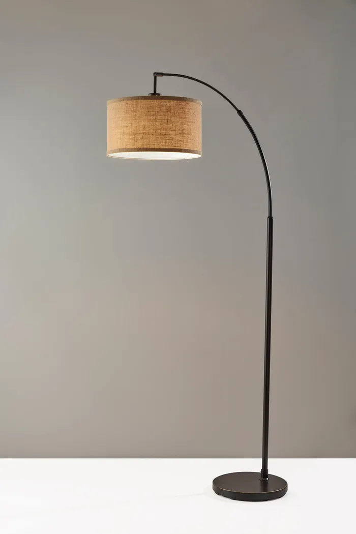 Rooke Brown Floor Lamp - Thumbnail - Image 3