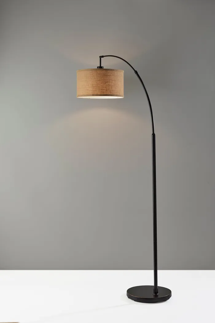 Rooke Brown Floor Lamp - Thumbnail - Image 5