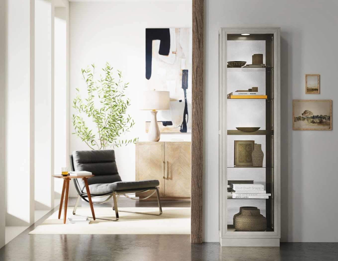 Rootmart Silver Curio Cabinet - Thumbnail - Image 2