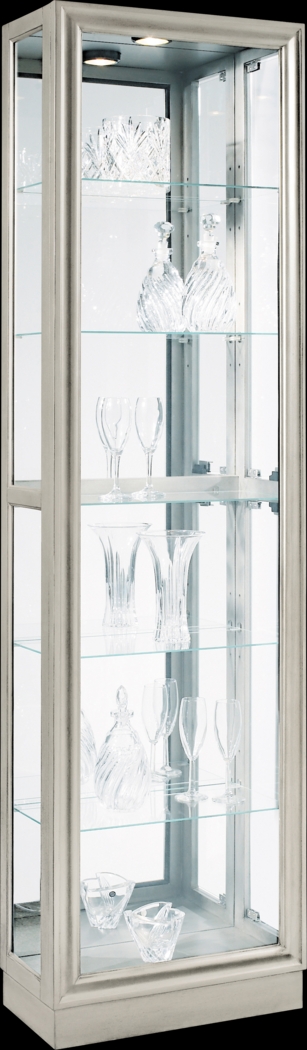 Rootmart Silver Curio Cabinet - Thumbnail - Image 1