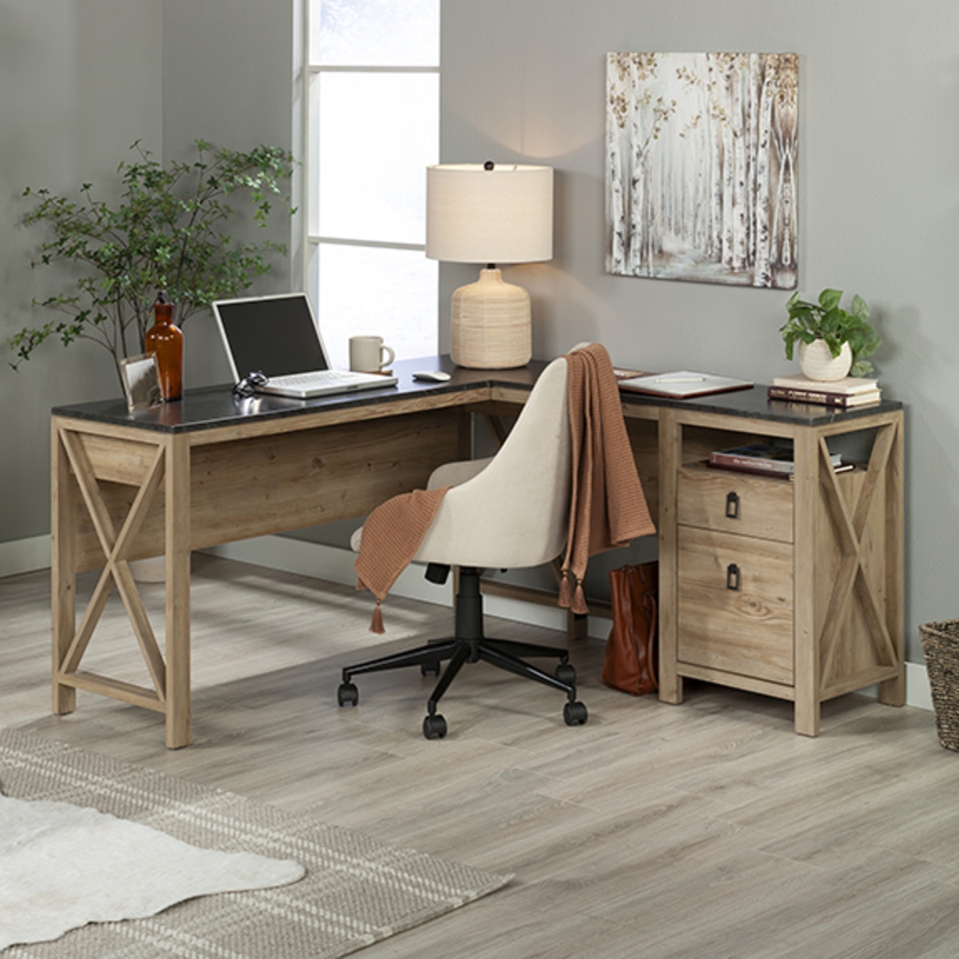 Rootstone Brown L-Desk - Thumbnail - Image 2