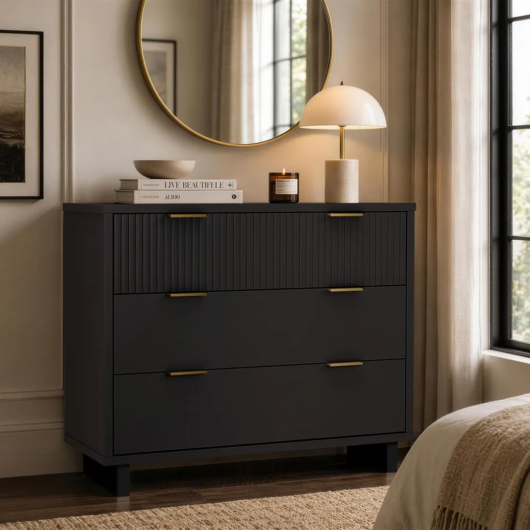 Rorda Black Dresser - Thumbnail - Image 2