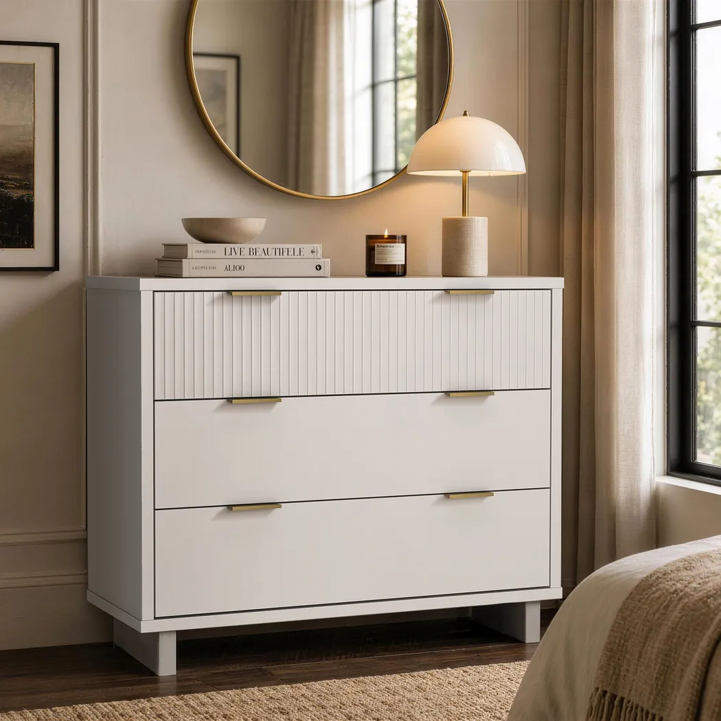 Rorda White Dresser - Thumbnail - Image 2