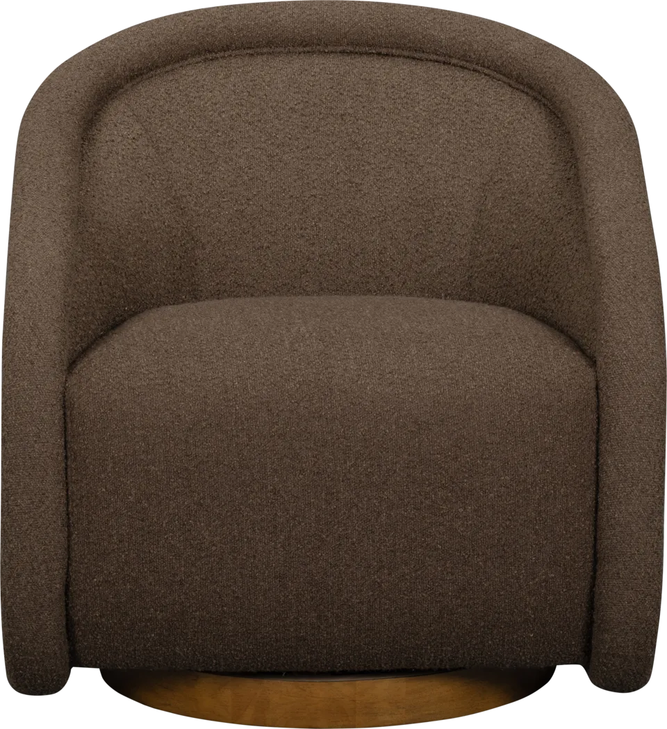 Rory Brown Swivel Chair - Thumbnail - Image 2