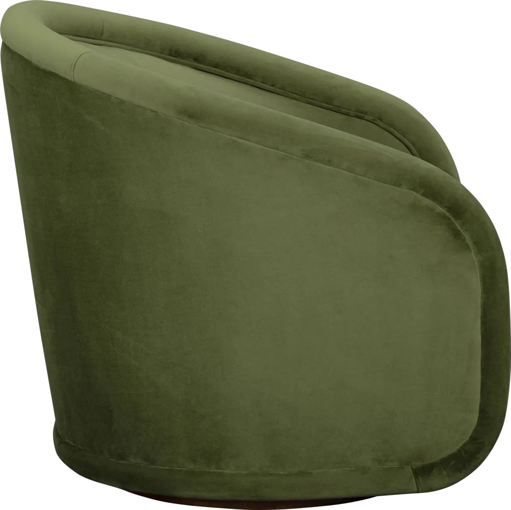 Rory Green Swivel Chair - Thumbnail - Image 3