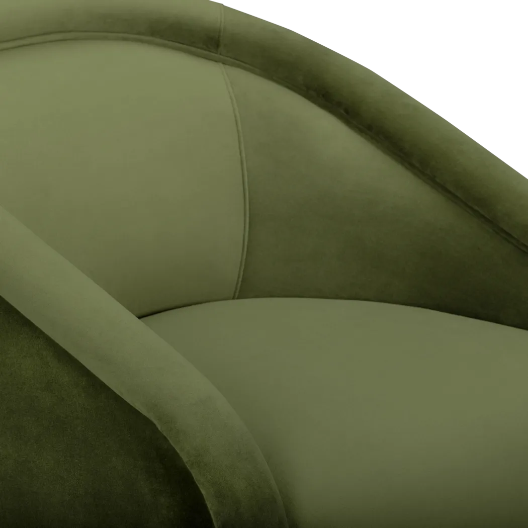 Rory Green Swivel Chair - Thumbnail - Image 4