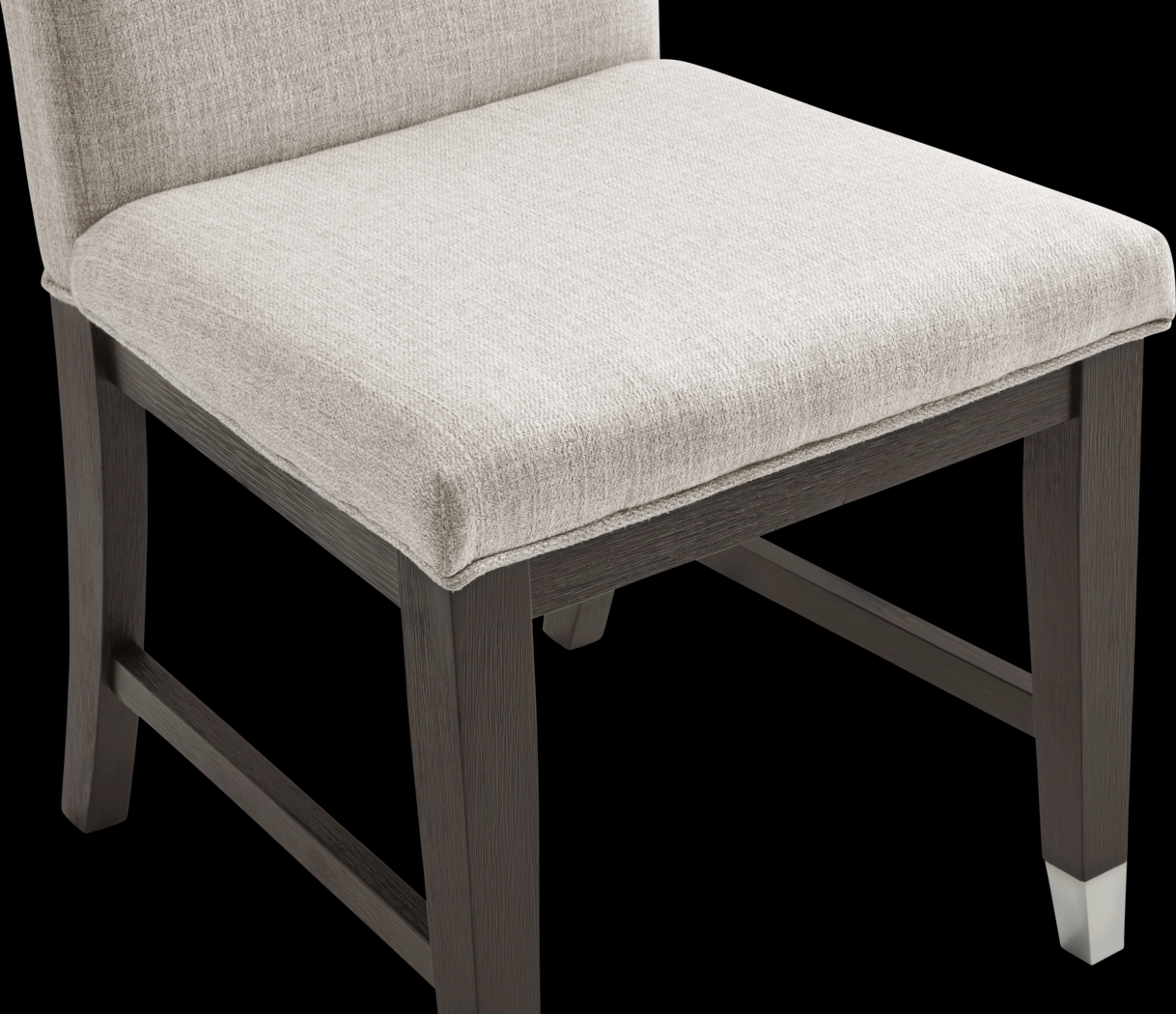 Rosalie Beige Upholstered Side Chair - Thumbnail - Image 4