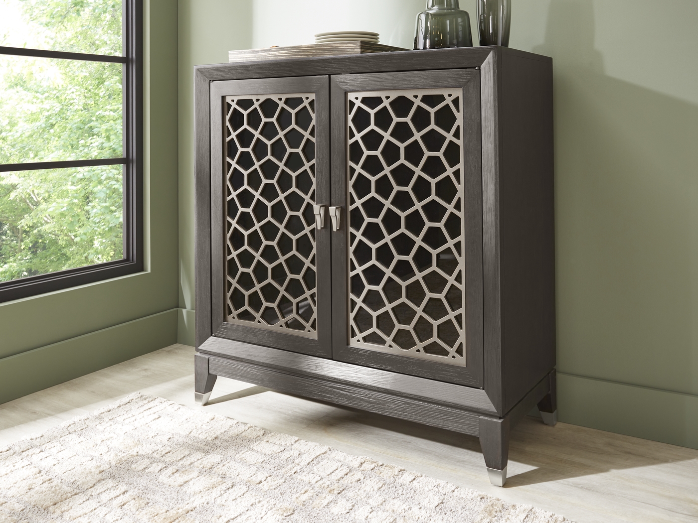 Rosalie Espresso Bar Cabinet - Thumbnail - Image 4